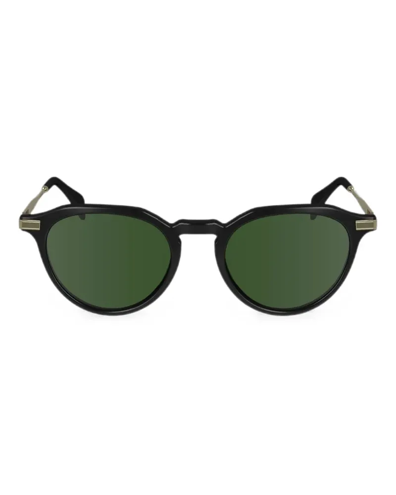 Paul Smith Keats Sonnenbrille mit rundem Gestell - Schwarz Schwarz