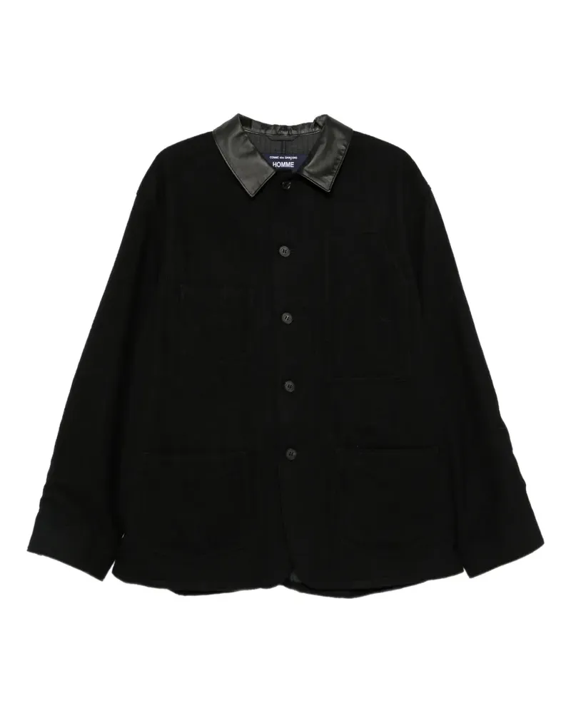 Comme des Garçons Wattierte Bomberjacke mit kastigem Schnitt - Schwarz Schwarz