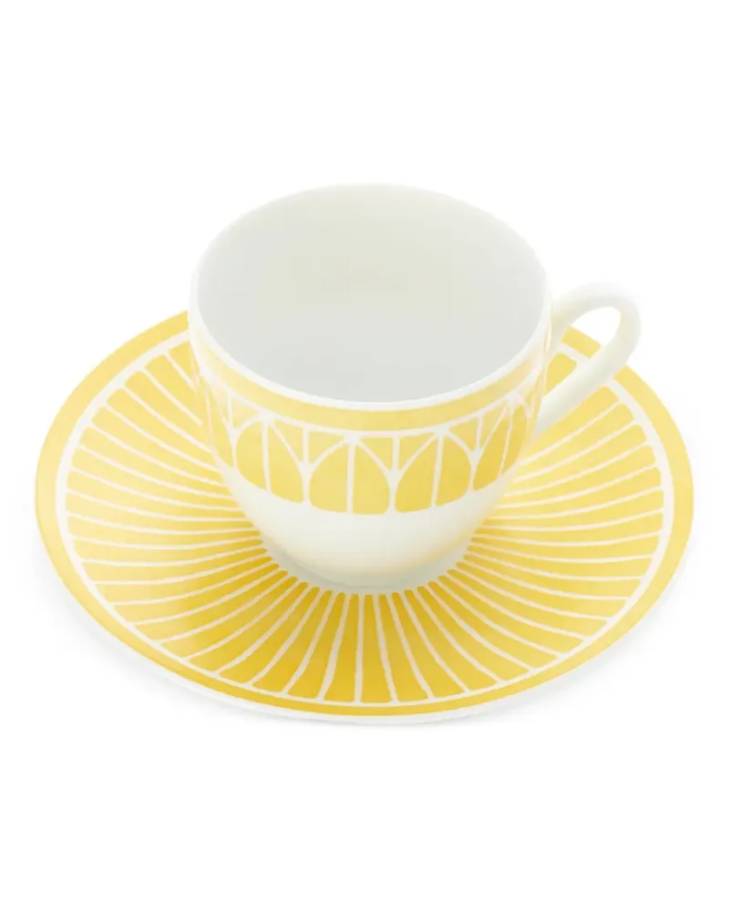 Christofle printed espresso cup set - Gelb Gelb