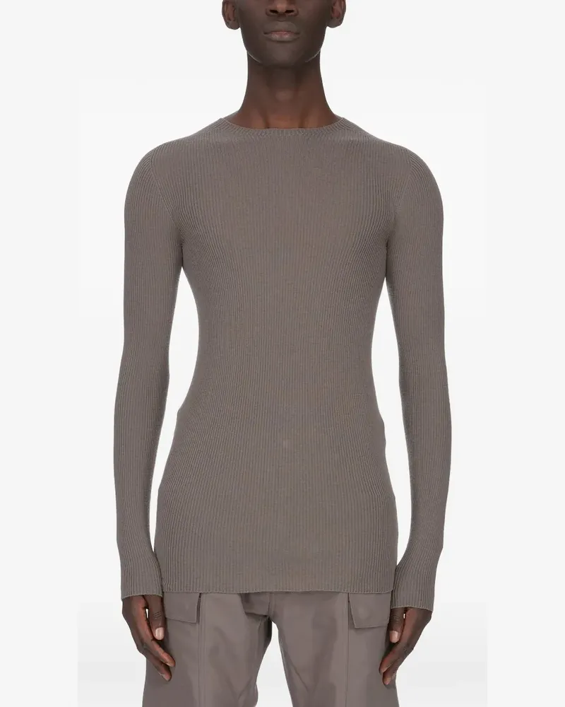 Rick Owens Gerippter Pullover - Braun Braun