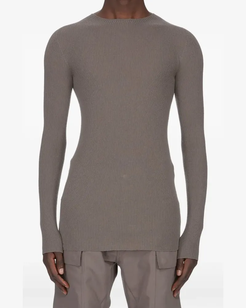 Rick Owens Gerippter Pullover - Braun Braun