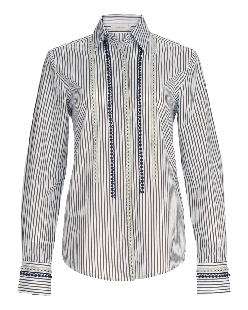 Silvia Tcherassi Naroa Bluse - Weiß Weiß