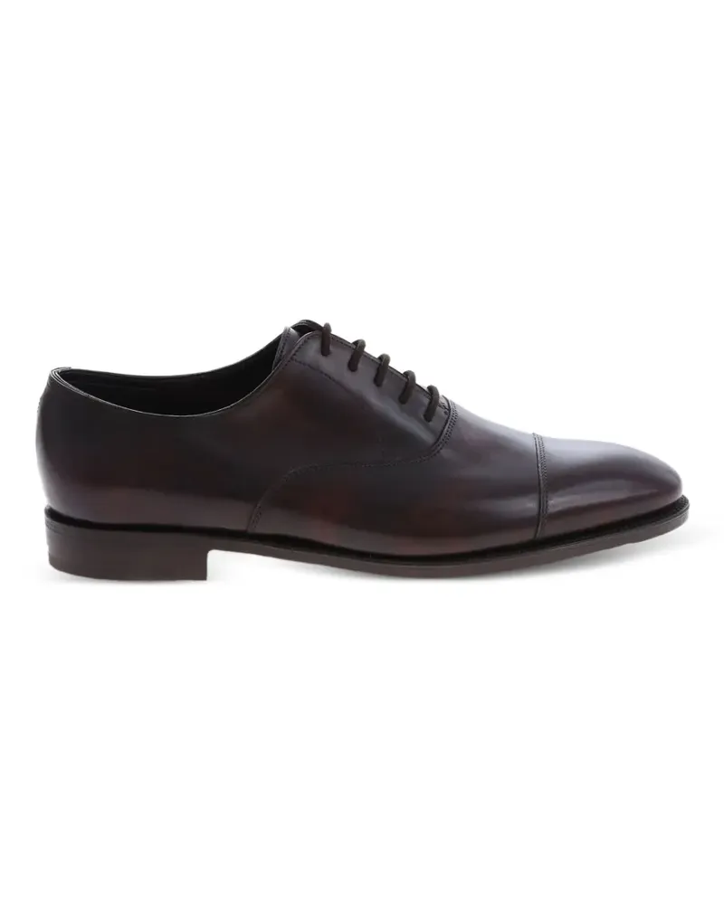 John Lobb City II Oxford-Schuhe mit runder Kappe - Braun Braun