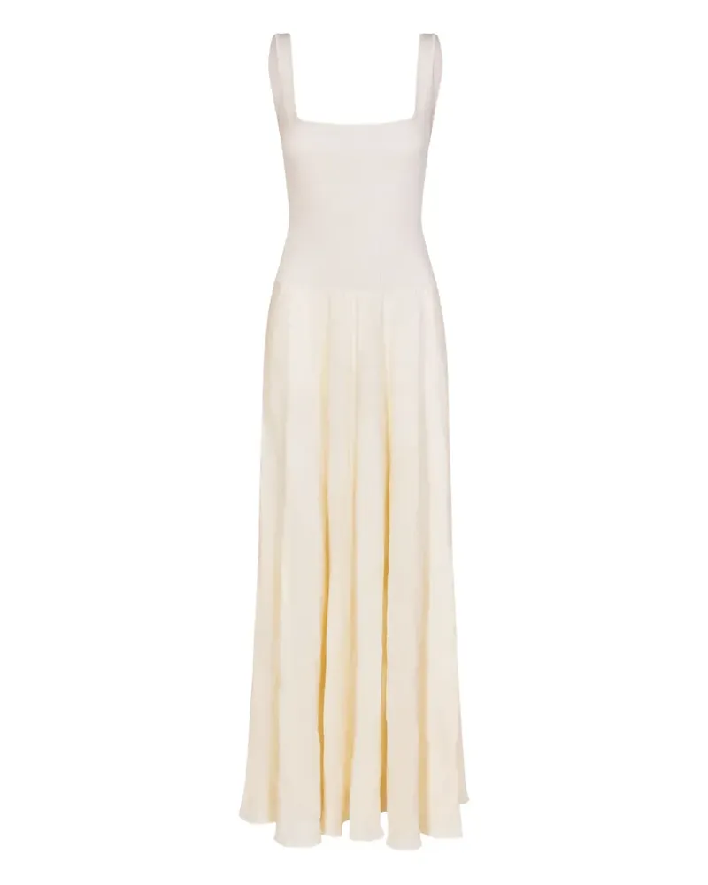Johanna Ortiz Mariner Maxikleid mit eckigem Ausschnitt - Nude Nude