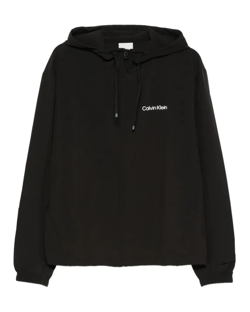 Calvin Klein Kapuzenjacke mit Reißverschluss - Schwarz Schwarz