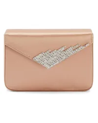 Giuseppe Zanotti Iveery Clutch aus Satin Nude