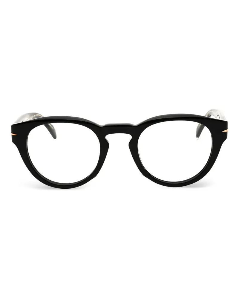 EYEWEAR by DAVID BECKHAM Brille mit rundem Gestell - Schwarz Schwarz