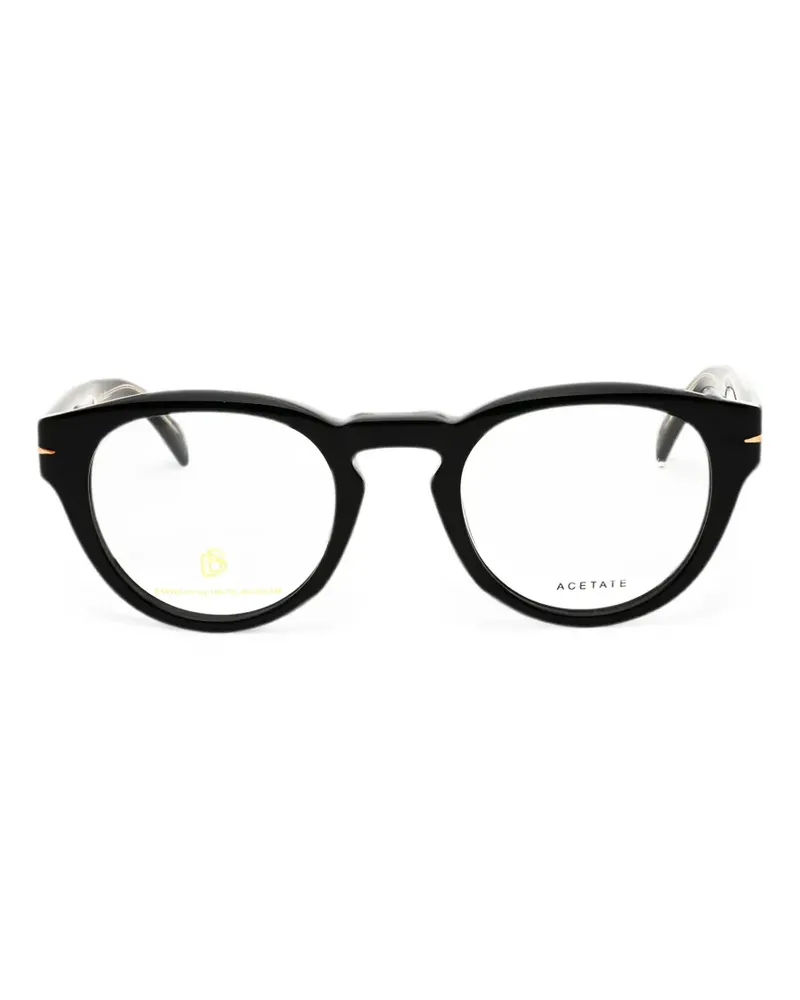 EYEWEAR by DAVID BECKHAM round-frame glasses - Schwarz Schwarz