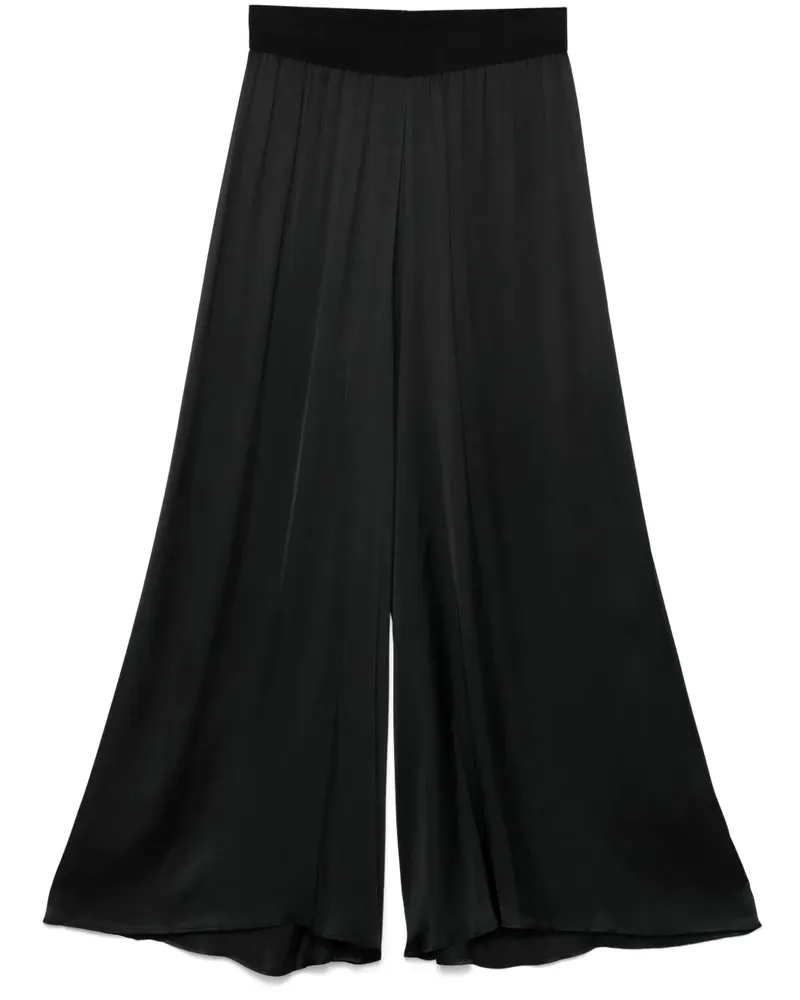 ..,merci Hose aus Satin - Schwarz Schwarz