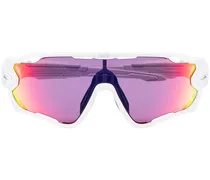 Jawbreaker Sonnenbrille mit Shield-Gestell - Weiß