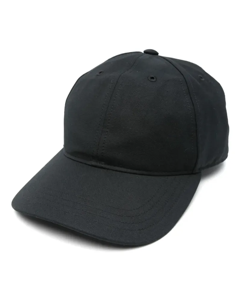Our Legacy Baseballkappe mit Einsätzen - Schwarz Schwarz