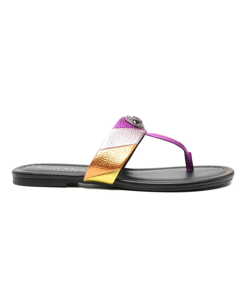 Kurt Geiger metallic-appliqué sandals - Violett Violett