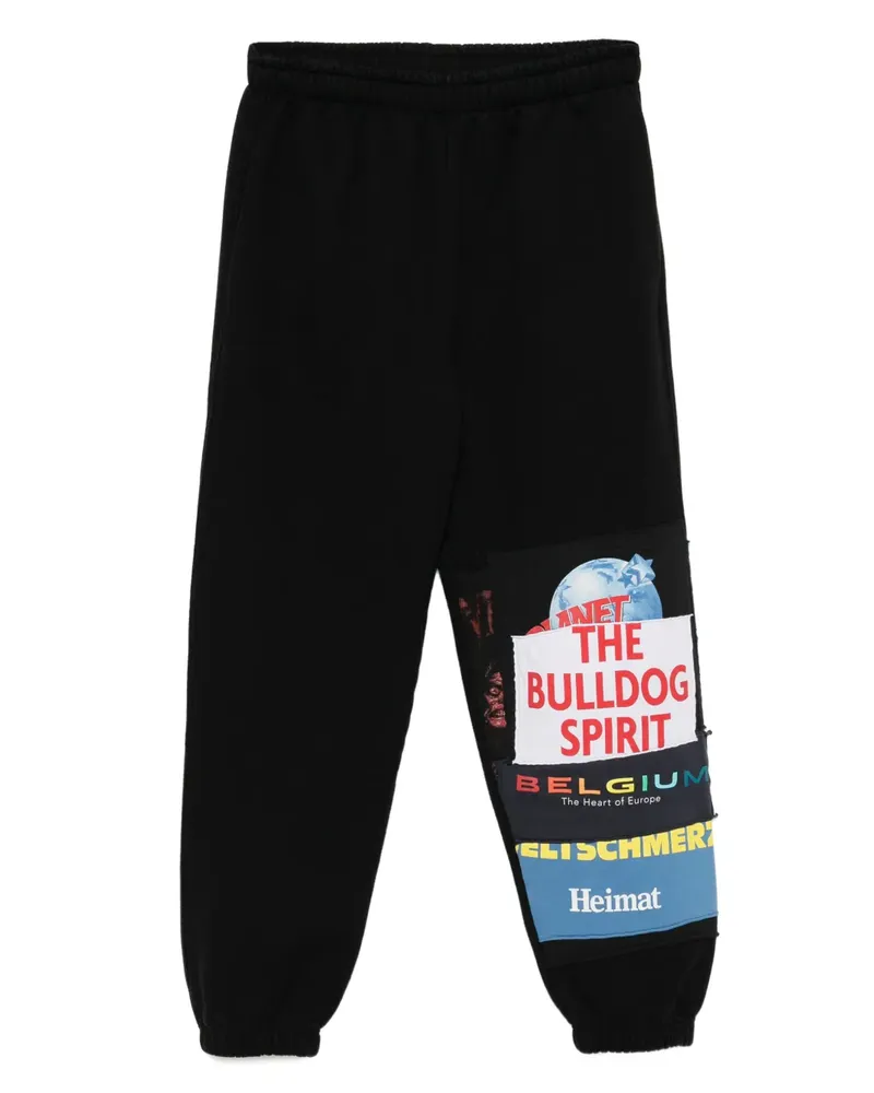 VETEMENTS Hose mit grafischem Print - Schwarz Schwarz