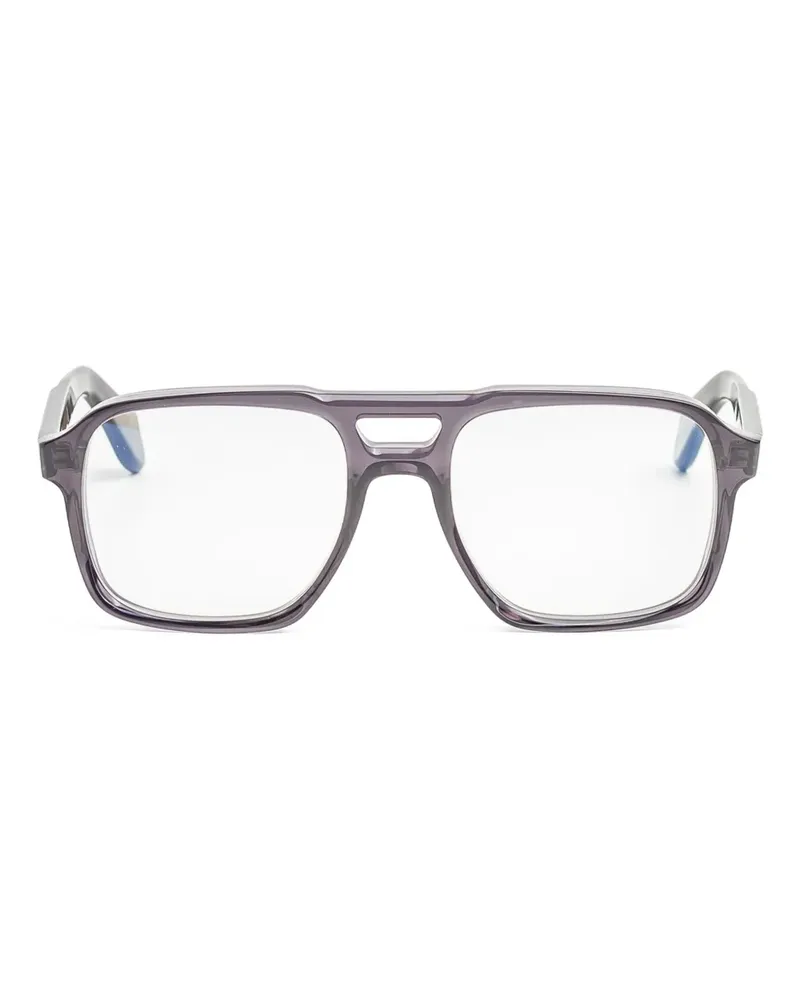 Cutler and Gross Brille mit eckigem Gestell - Grau Grau