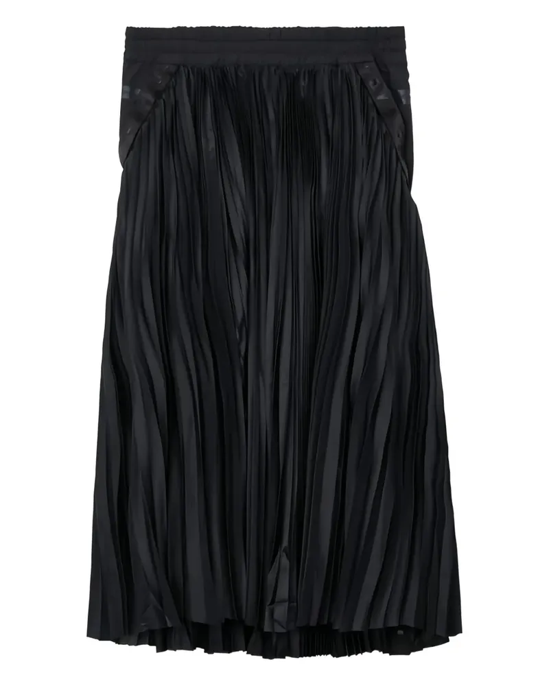 Nike x sacai pleated midi skirt - Schwarz Schwarz
