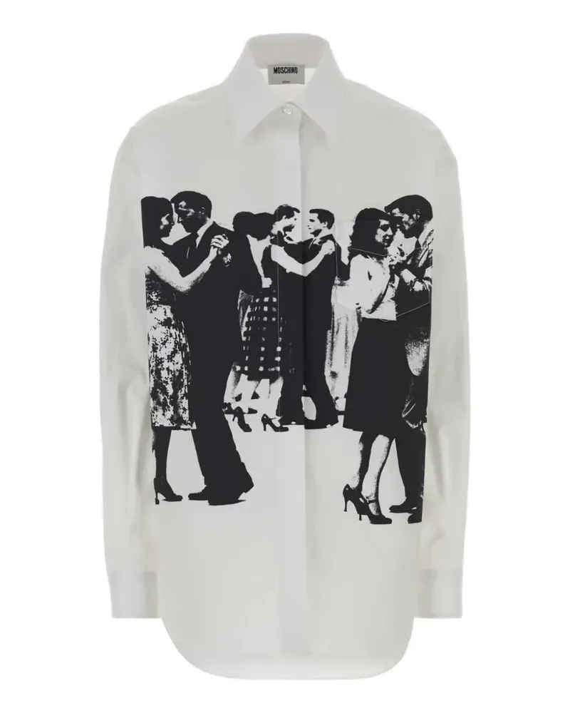 Moschino Klassisches Hemd - Weiß Weiß