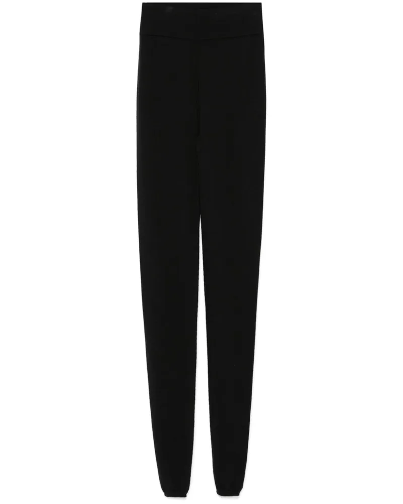 Rick Owens Gestrickte Leggings - Schwarz Schwarz