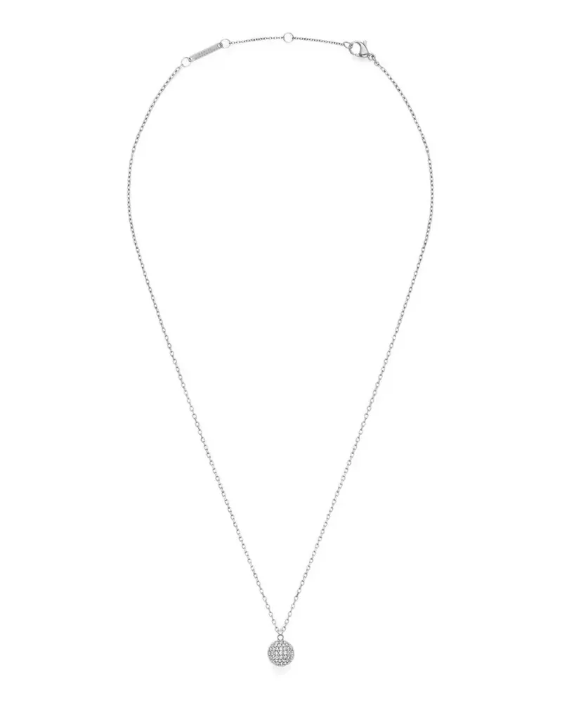 Daniel Wellington Pavé crystal-embellished necklace - Silber Silber