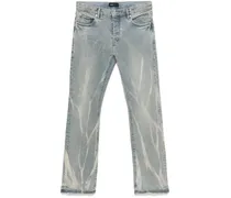 Jeans mit ausgestelltem Bein - Blau