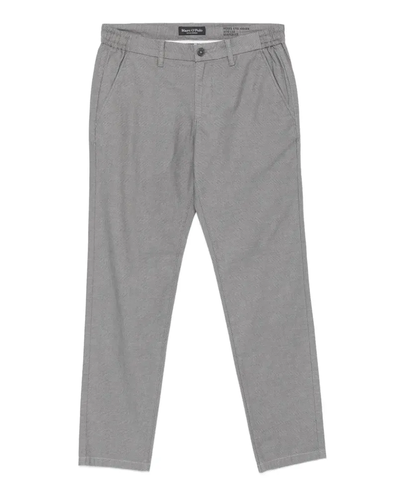 Marc O'Polo Stig textured trousers - Grau Grau