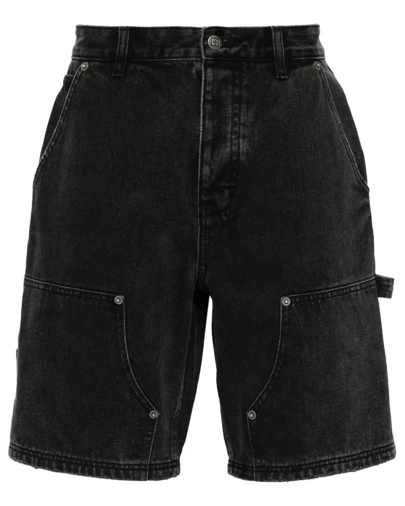 ksubi Operator Cargo-Shorts aus Denim Grau