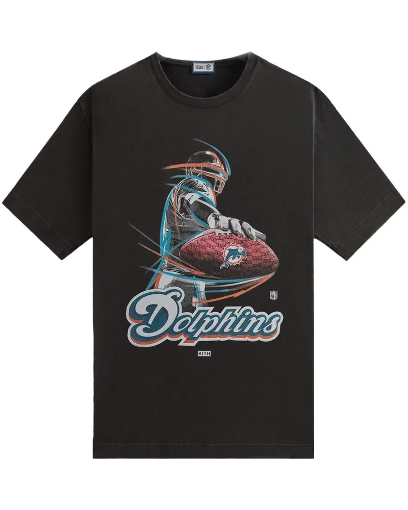 KITH x NFL '47 Dolphins "Vintage" T-Shirt - Schwarz Schwarz
