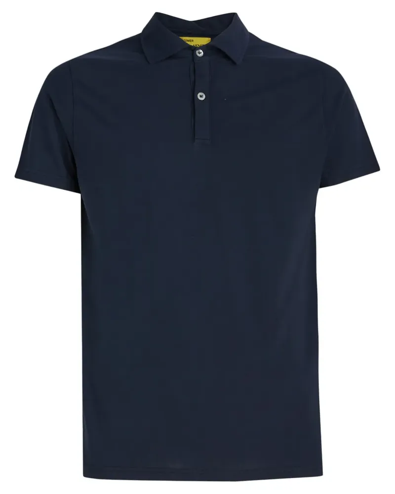 Customer Lovers Poloshirt mit kurzen Ärmeln - Blau Blau