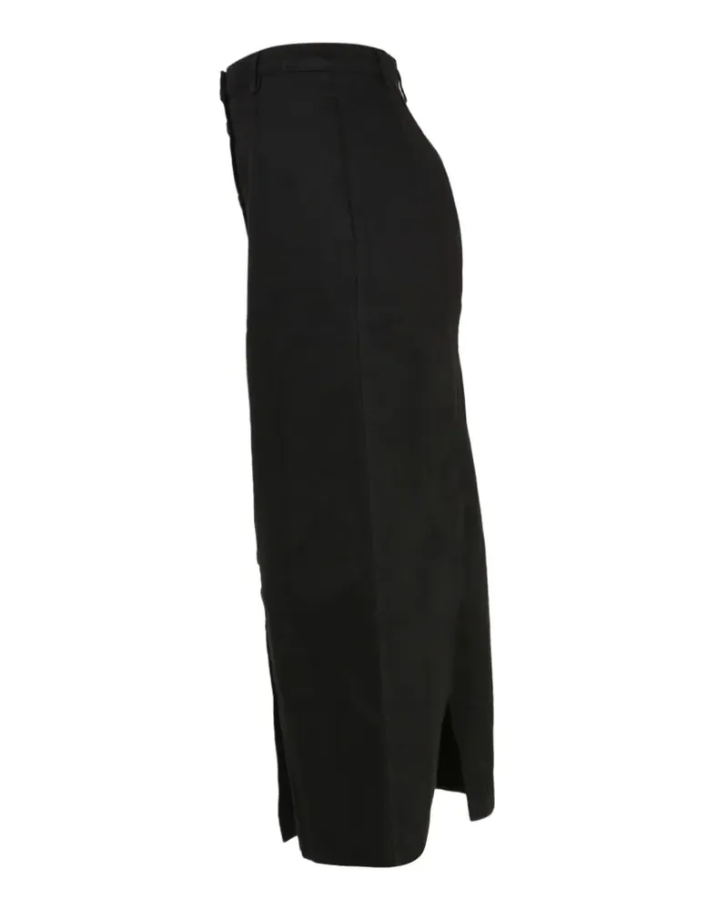 Raf Simons buttoned midi skirt - Schwarz Schwarz