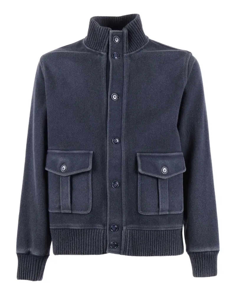 CIRCOLO 1901 Jacke mit geknöpften Taschen - Blau Blau