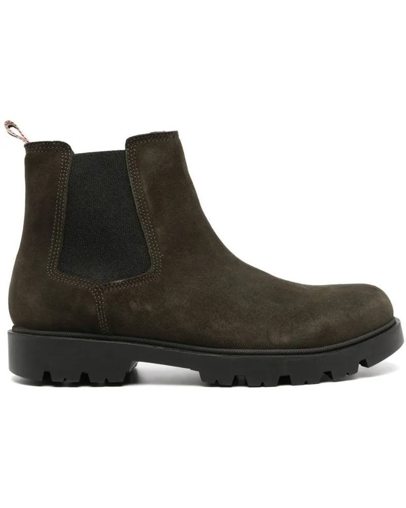 HUGO BOSS Adley Chelsea-Boots aus Wildleder Grün