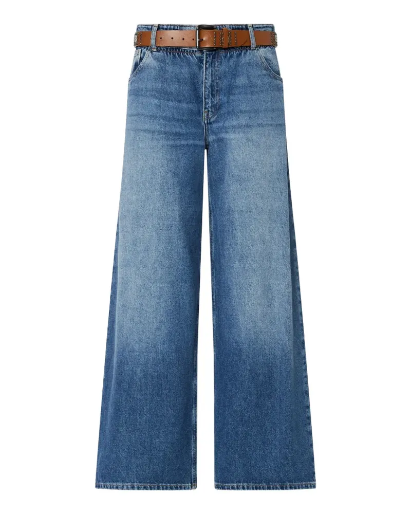 Liu Jo flare jeans with belt - Blau Blau