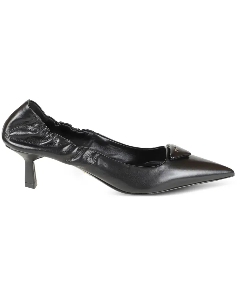 Prada Pumps mit spitzer Kappe 55mm - Schwarz Schwarz