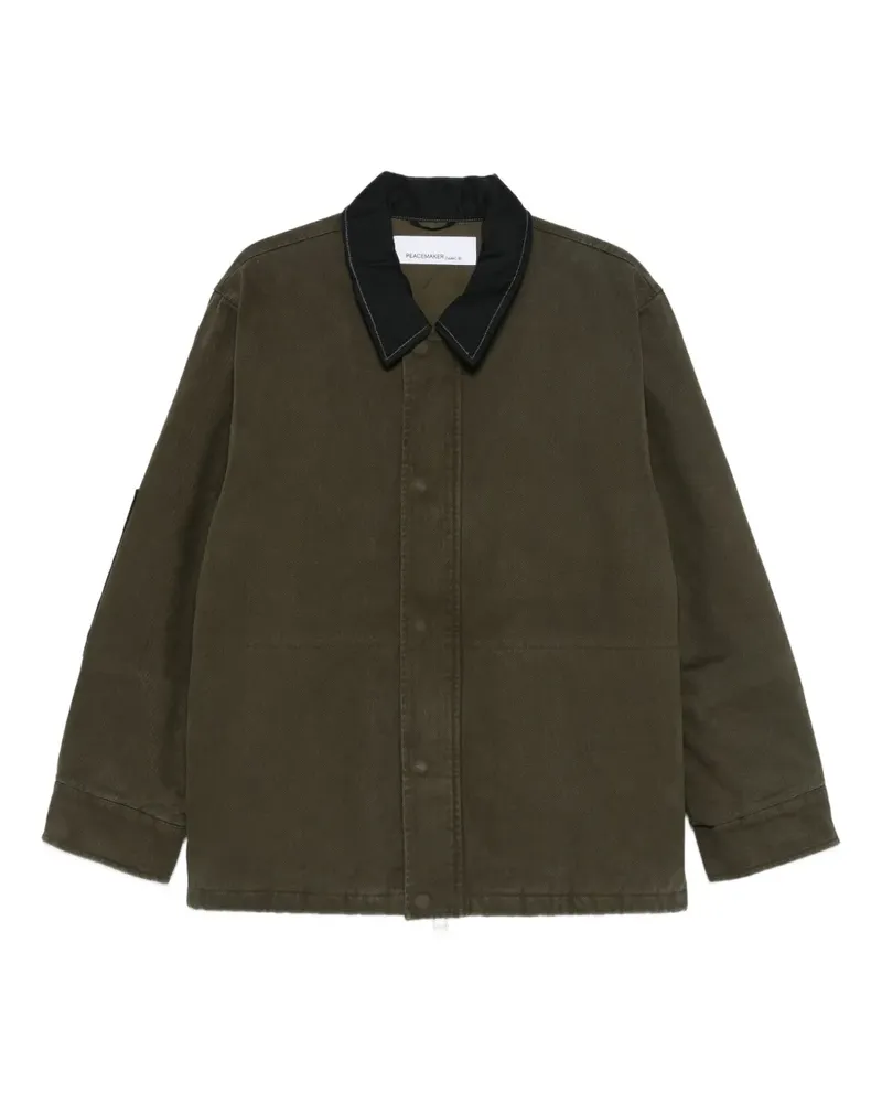 OAMC contrast collar coat - Grün Grün