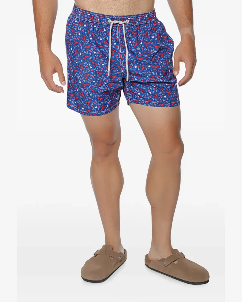 MC2 Saint Barth Lightning Micro Fantasy Badeshorts - Blau Blau