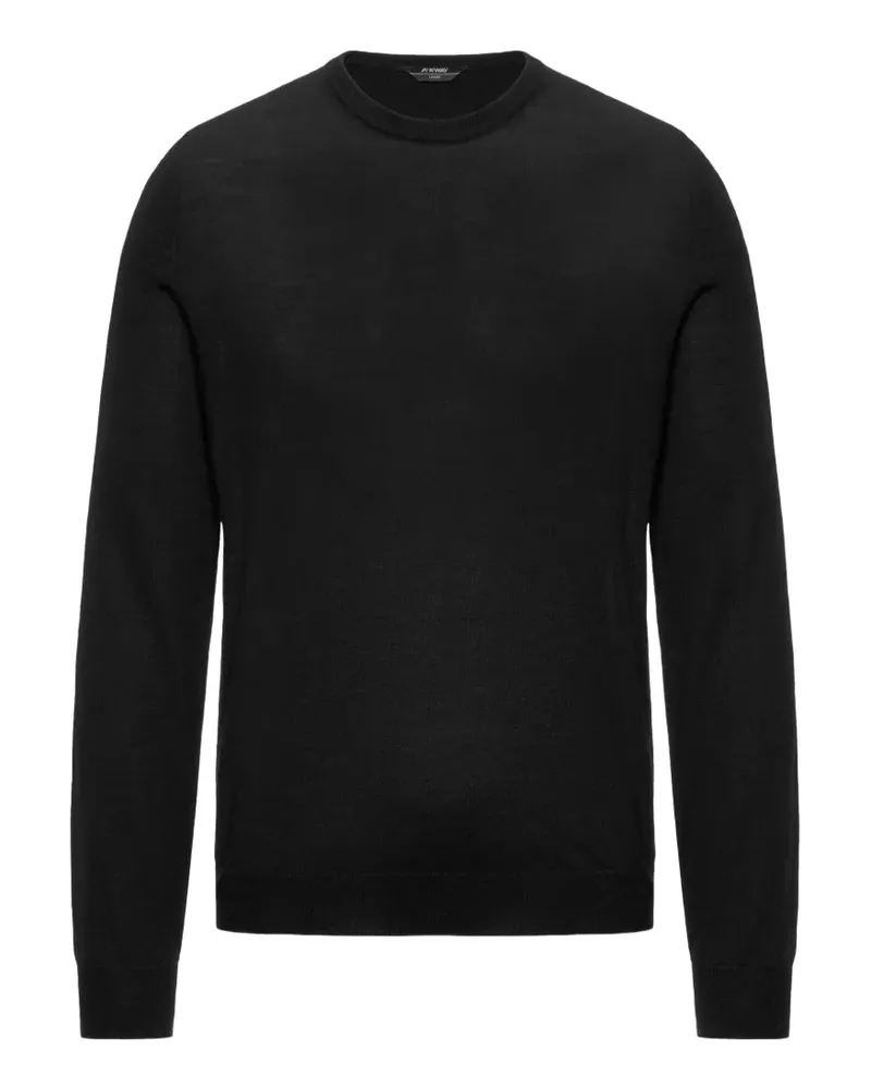 K-Way Sebastien crew-neck knitted sweater - Schwarz Schwarz