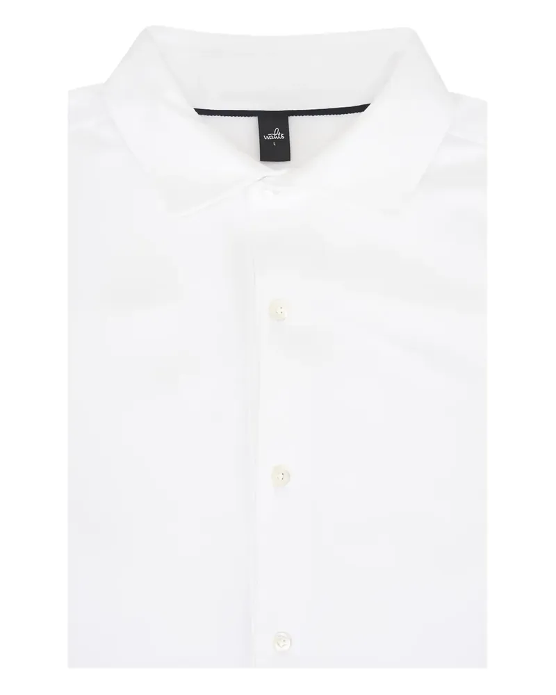 Wahts button spread-collar shirt - Weiß Weiß