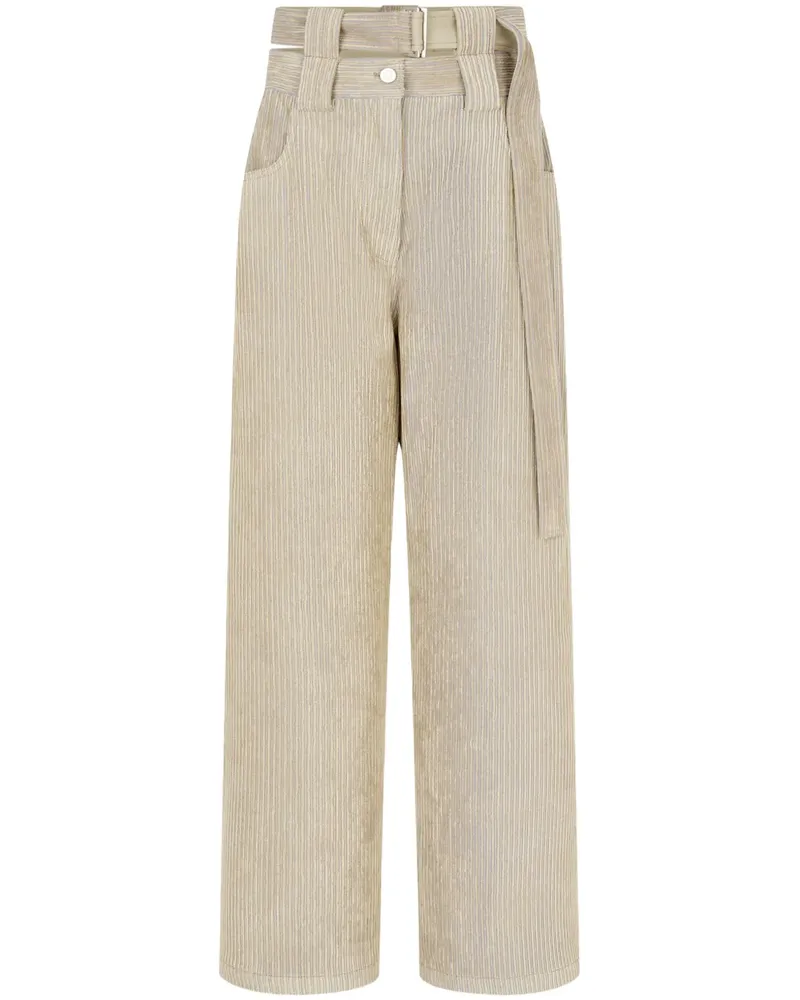 STUDIO TOMBOY Cordhose mit Bügelfalten - Nude Nude