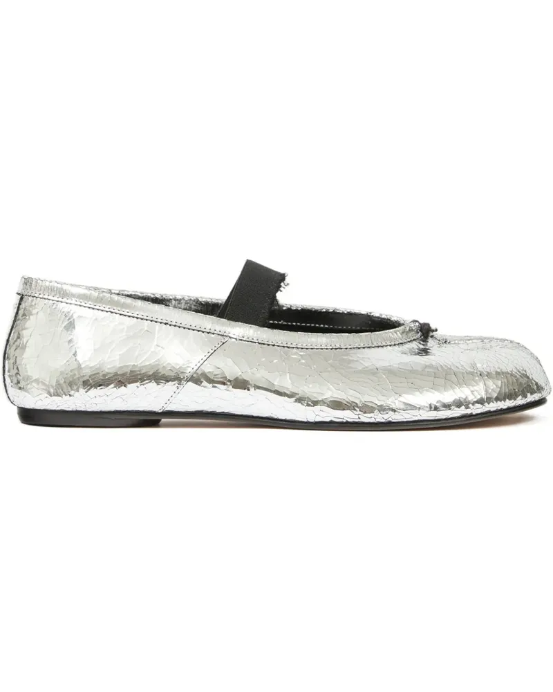Maison Margiela Tabi Ballerinas - Silber Silber