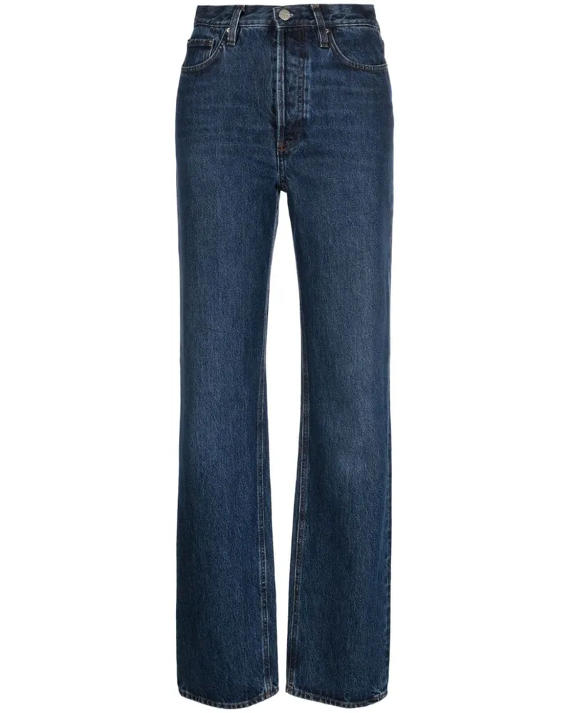 Totême Gerade Jeans - Blau Blau