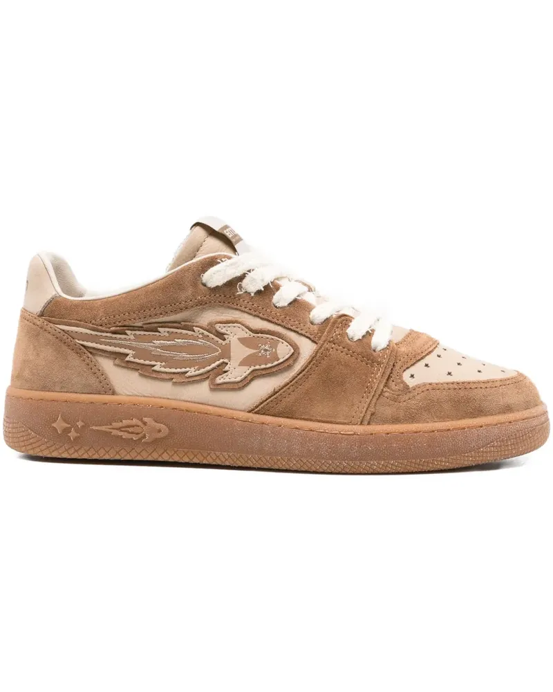 ENTERPRISE JAPAN EJ Egg Rocket Wildleder-Sneakers - Braun Braun