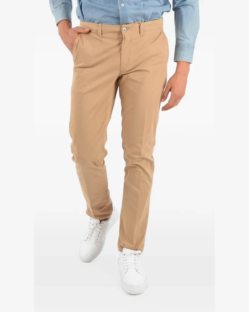 Corneliani straigh-leg chino trousers - Nude Nude
