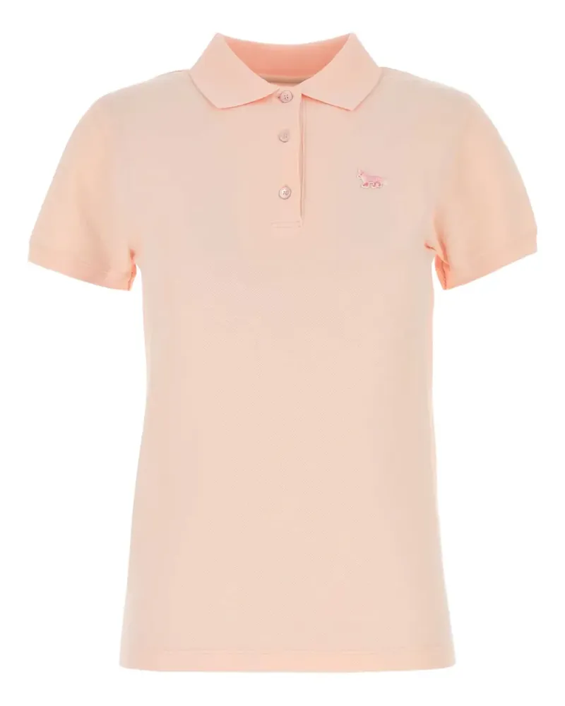 Kitsuné Klassisches Poloshirt - Rosa Rosa