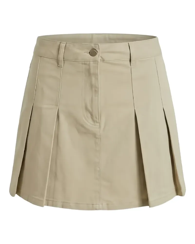 Michael Kors pleated-panel mini skirt - Nude Nude