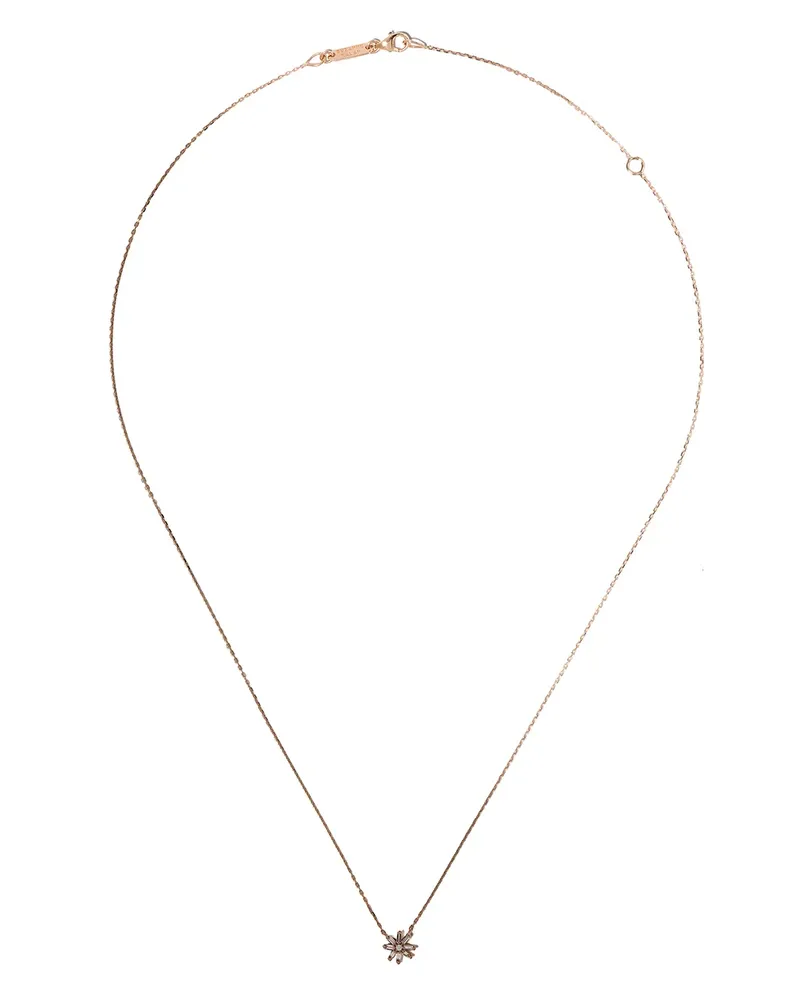 Suzanne Kalan 18kt rose gold diamond Fireworks necklace - Rosa Rosa