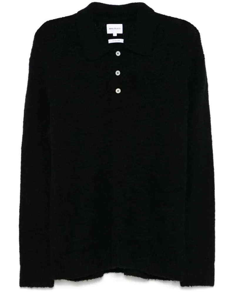 Norse Projects Rasmus Poloshirt - Schwarz Schwarz