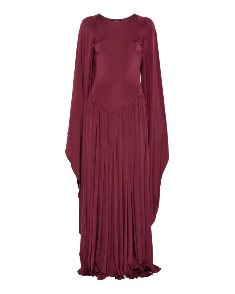 Amen pleated maxi dress - Rot Rot