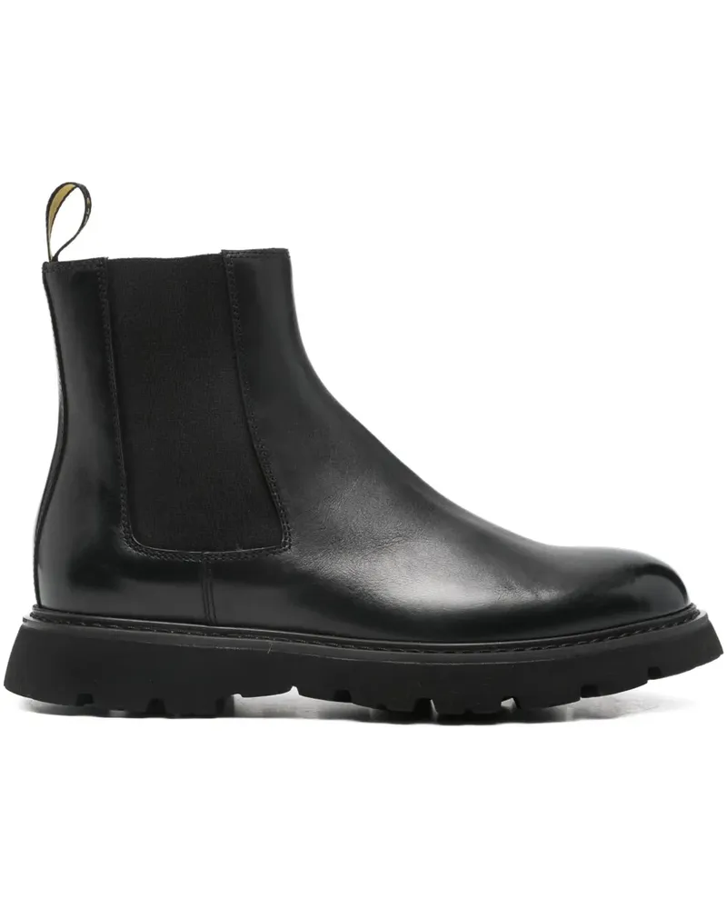 Doucal´s 30mm elasticated lug-sole chelsea boots - Schwarz Schwarz