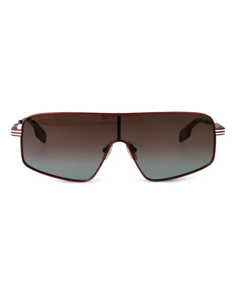 Canada Goose Shield-Sonnenbrille mit Farbverlauf - Rot Rot