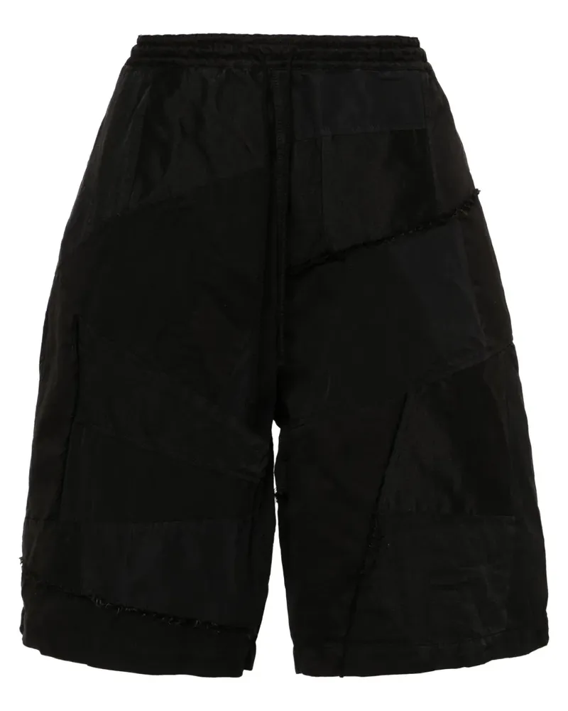 Comme des Garçons Shorts in Distressed-Optik - Schwarz Schwarz