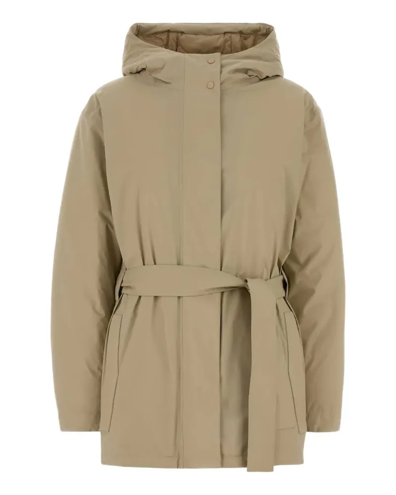 Herno Kapuzenjacke mit Gürtel - Nude Nude